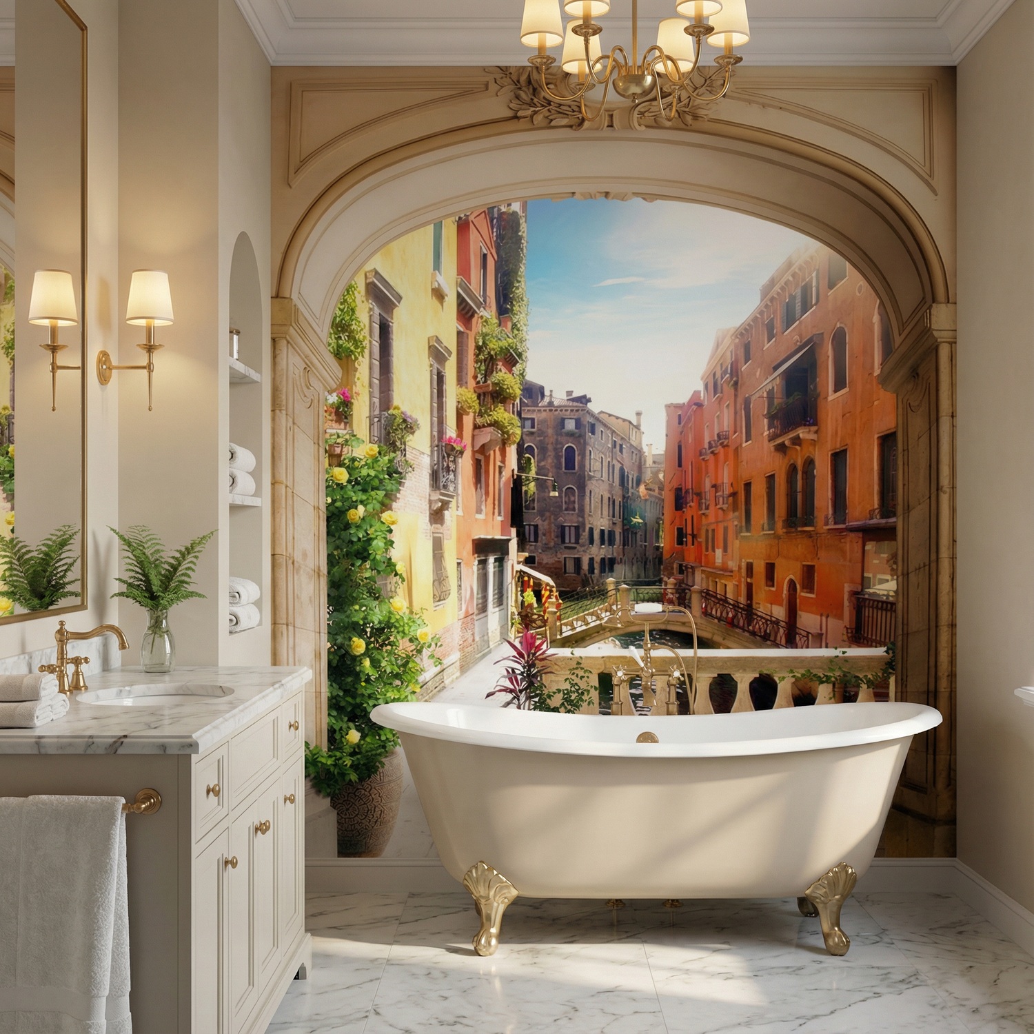 Wall Murals: Portico in Venice