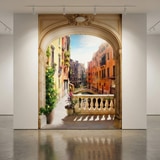 Wall Murals: Portico in Venice 10