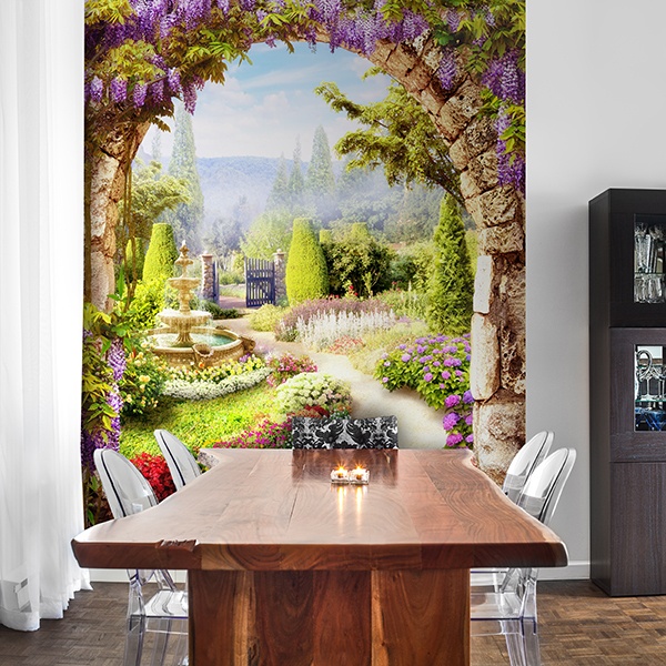 Wall Murals: Flower garden