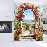 Wall Murals: Floral arch to the coast 2