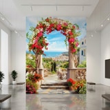 Wall Murals: Floral arch to the coast 11