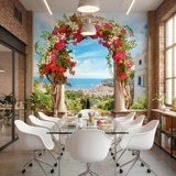 Wall Murals: Floral arch to the coast 14