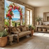 Wall Murals: Floral arch to the coast 19