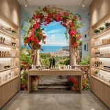 Wall Murals: Floral arch to the coast 22