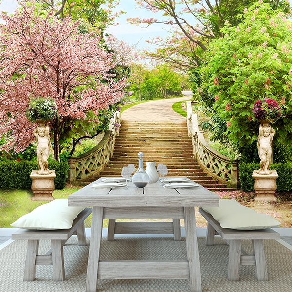 Wall Murals: Stairs in the Great Garden 0