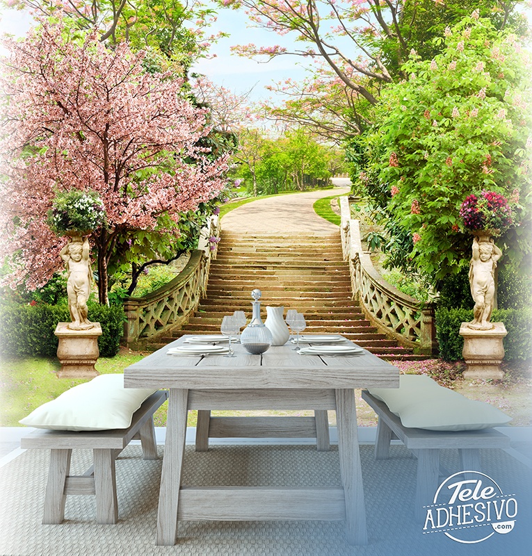 Wall Murals: Stairs in the Great Garden