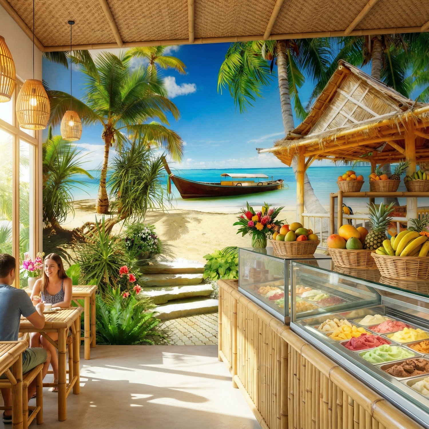 Wall Murals: Dream beach