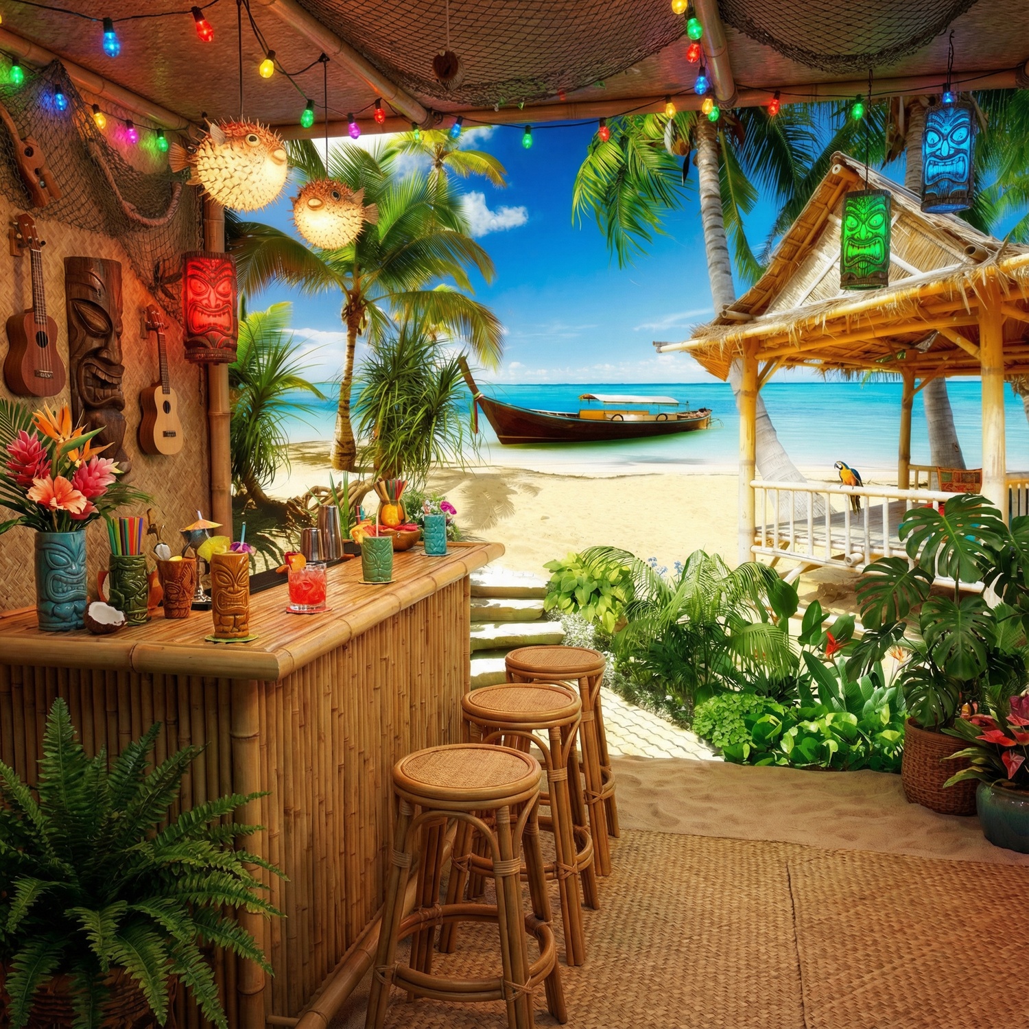 Wall Murals: Dream beach