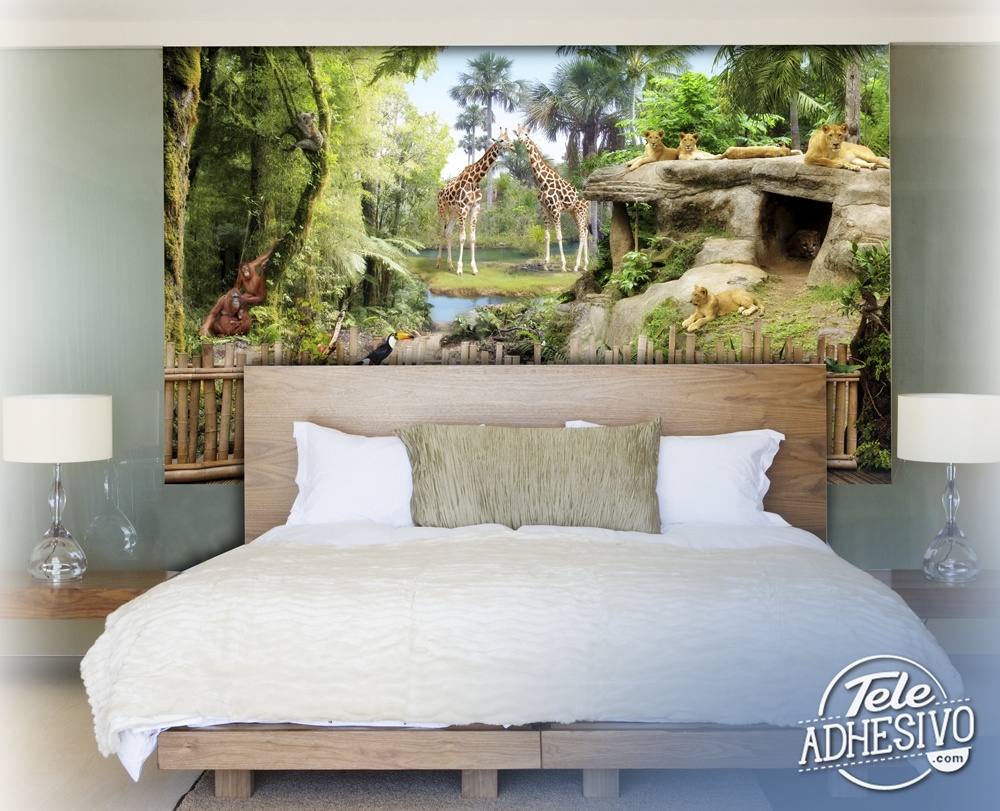 Wall Murals: Jungle animals