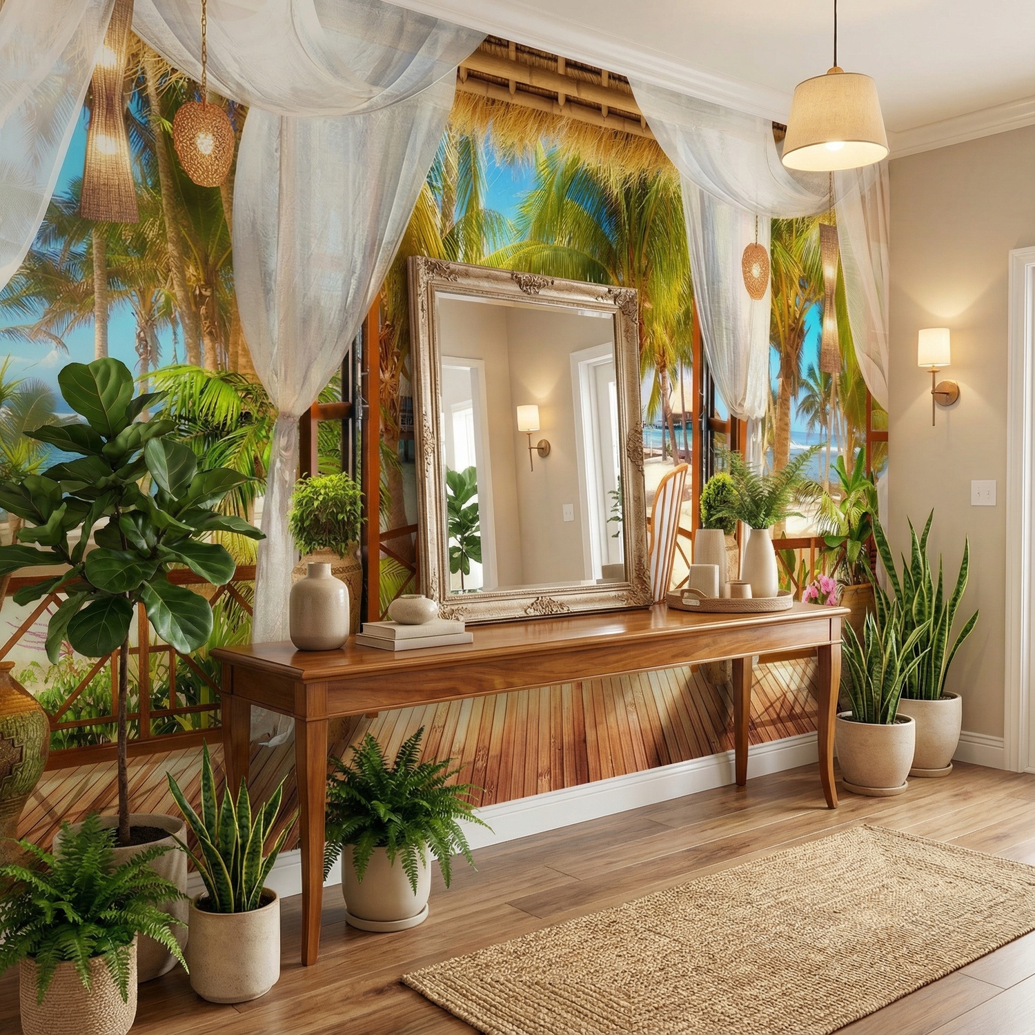 Wall Murals: Caribbean cabin