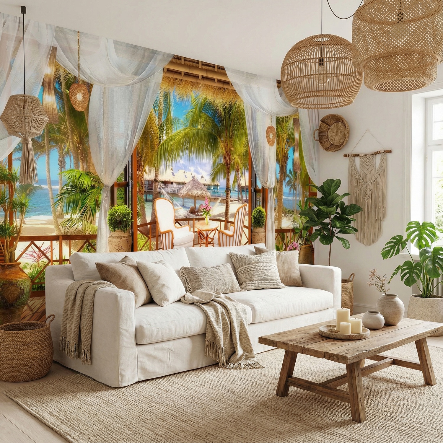 Wall Murals: Caribbean cabin 15