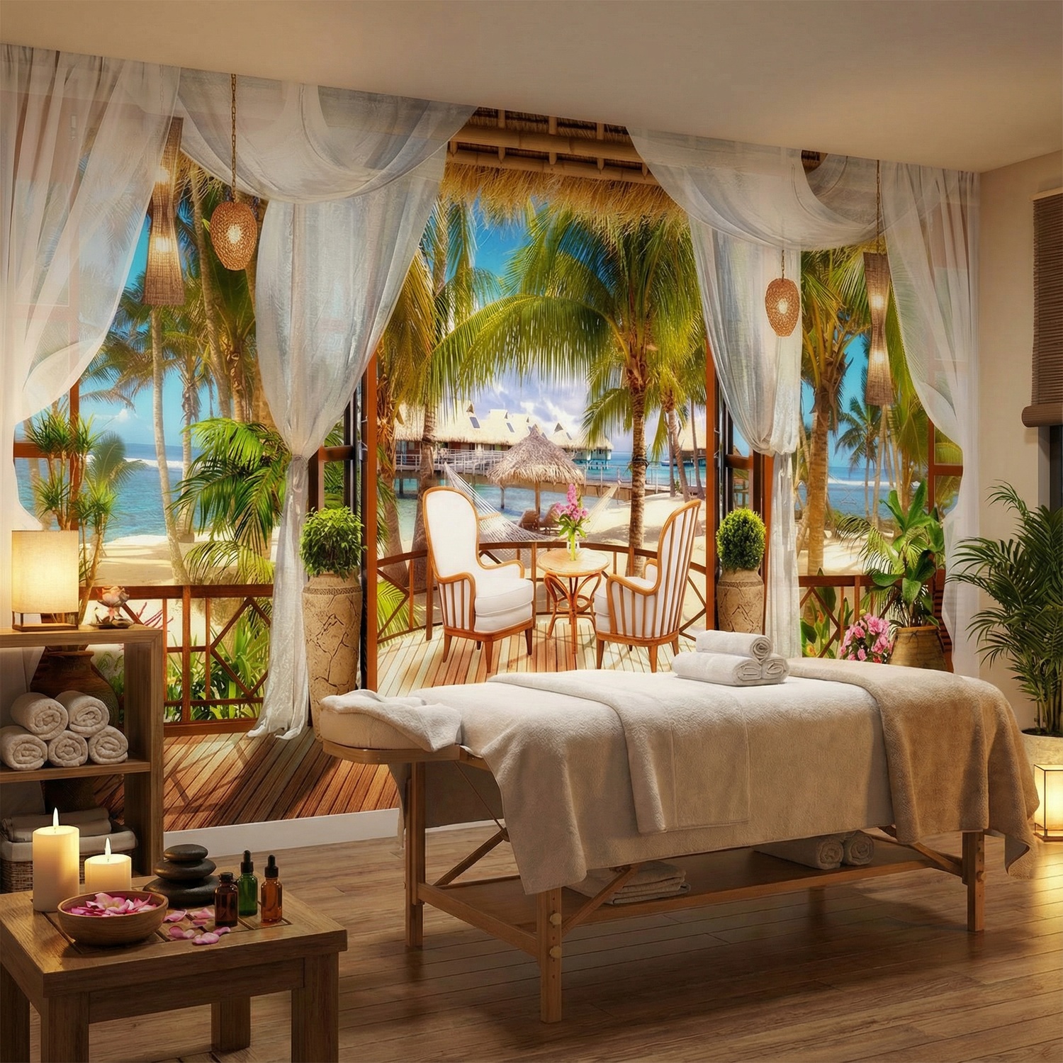 Wall Murals: Caribbean cabin