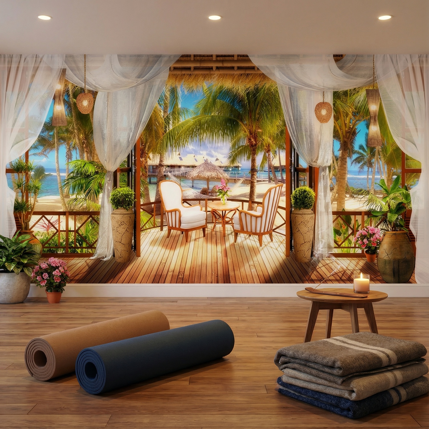 Wall Murals: Caribbean cabin