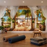 Wall Murals: Caribbean cabin 9