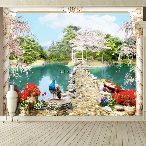 Wall Murals: Lake magic