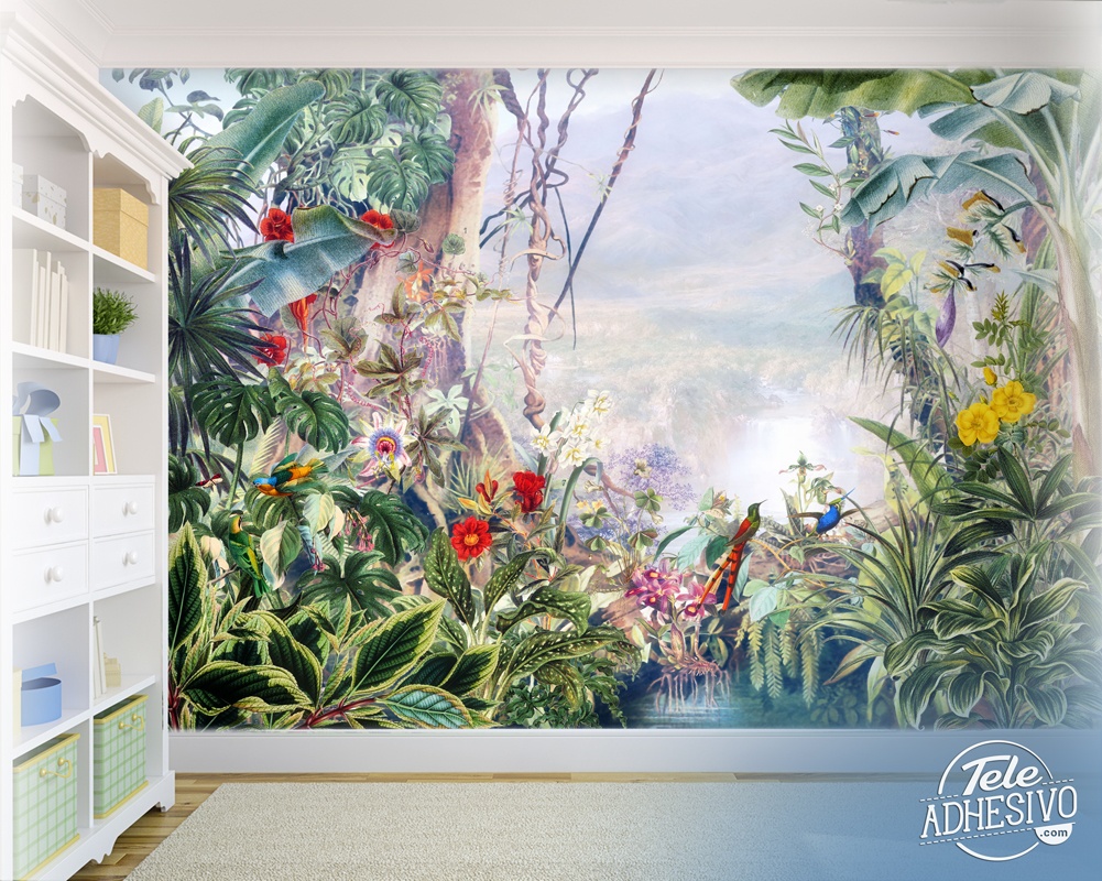Wall Murals: Tropical rainforest