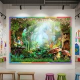 Wall Murals: Forest of fantasy 13