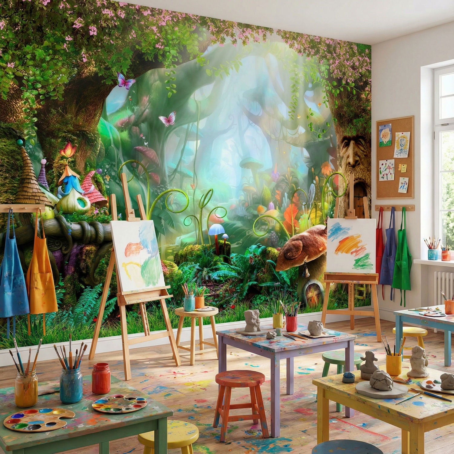 Wall Murals: Forest of fantasy