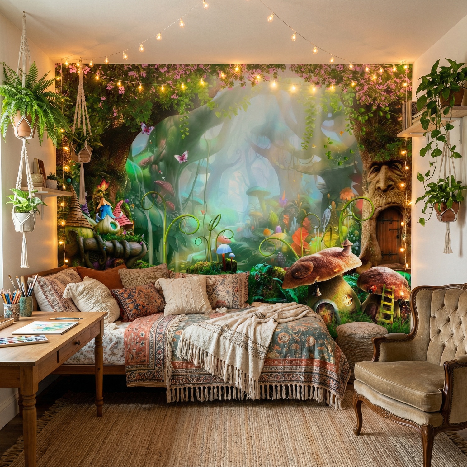 Wall Murals: Forest of fantasy