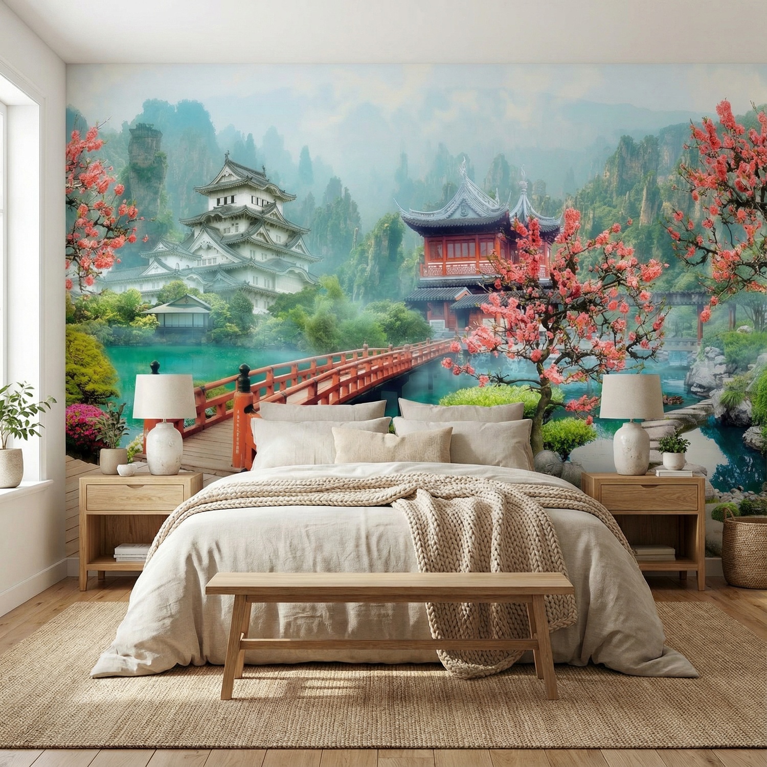 Wall Murals: Oriental landscape