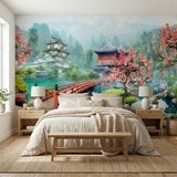 Wall Murals: Oriental landscape 11