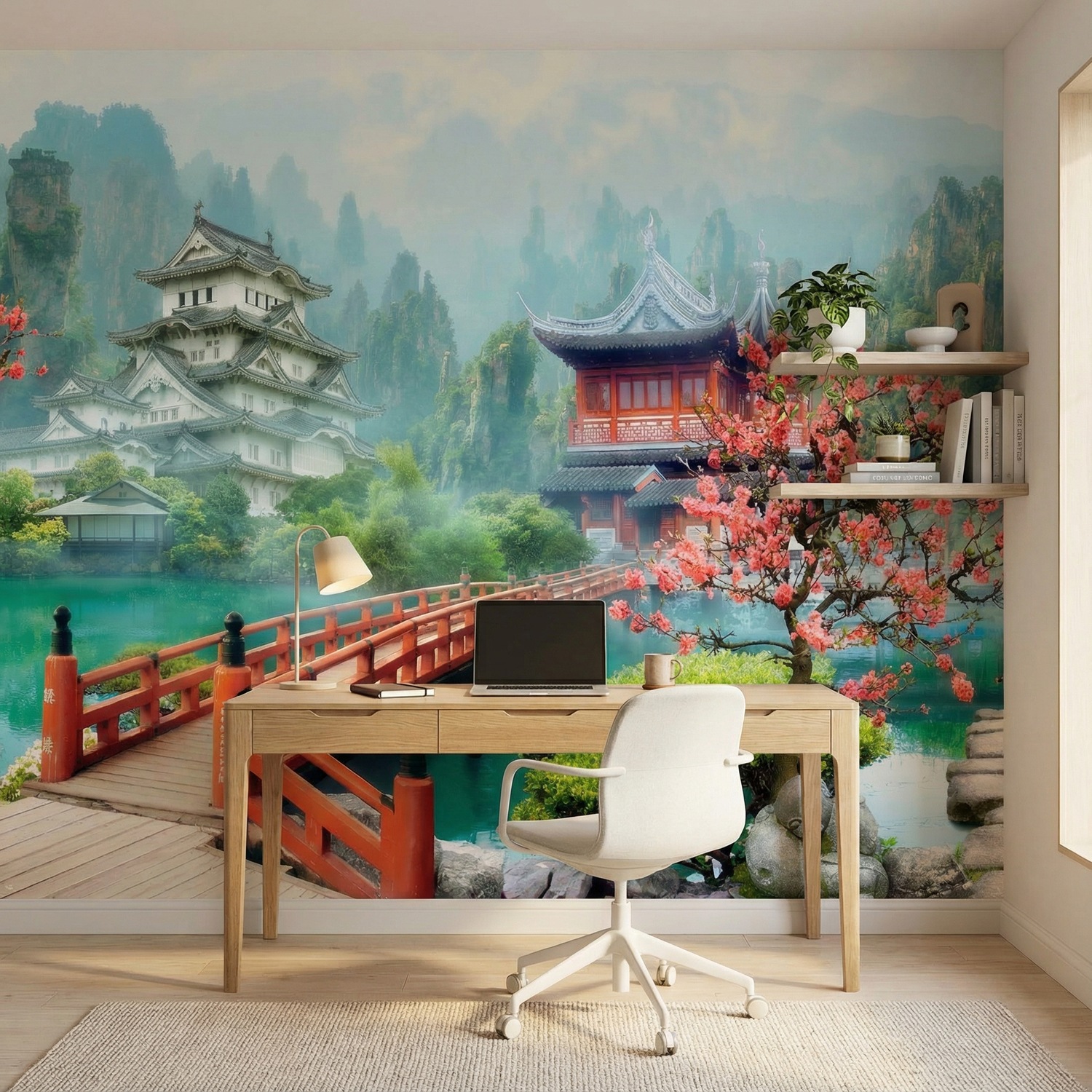 Wall Murals: Oriental landscape