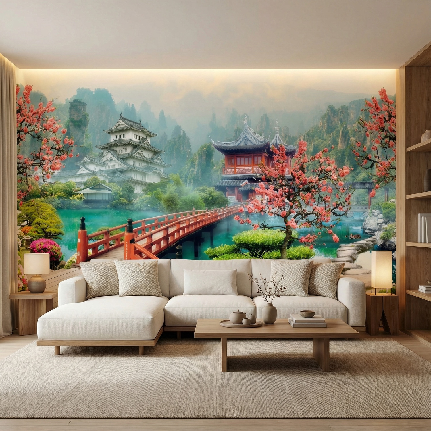 Wall Murals: Oriental landscape