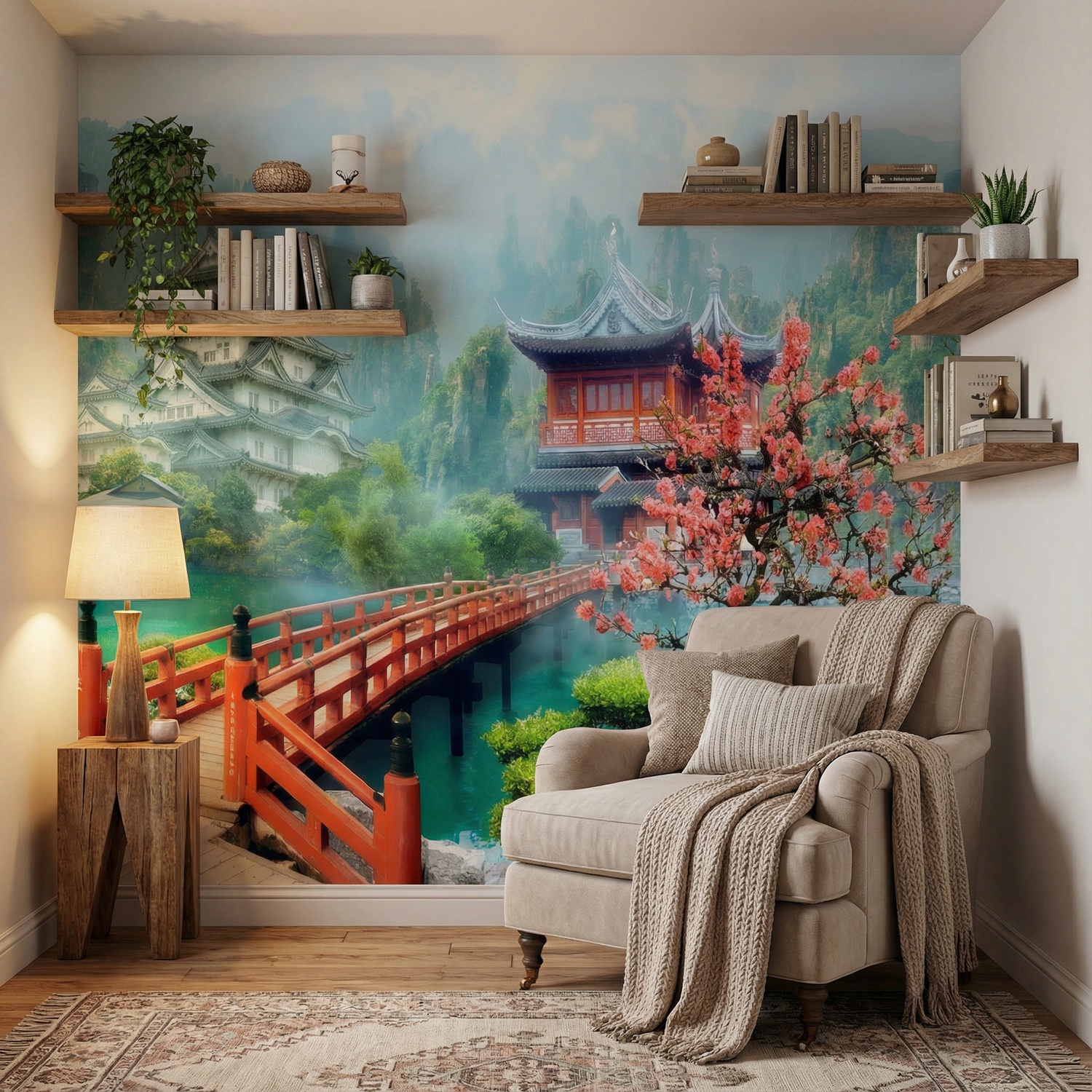 Wall Murals: Oriental landscape