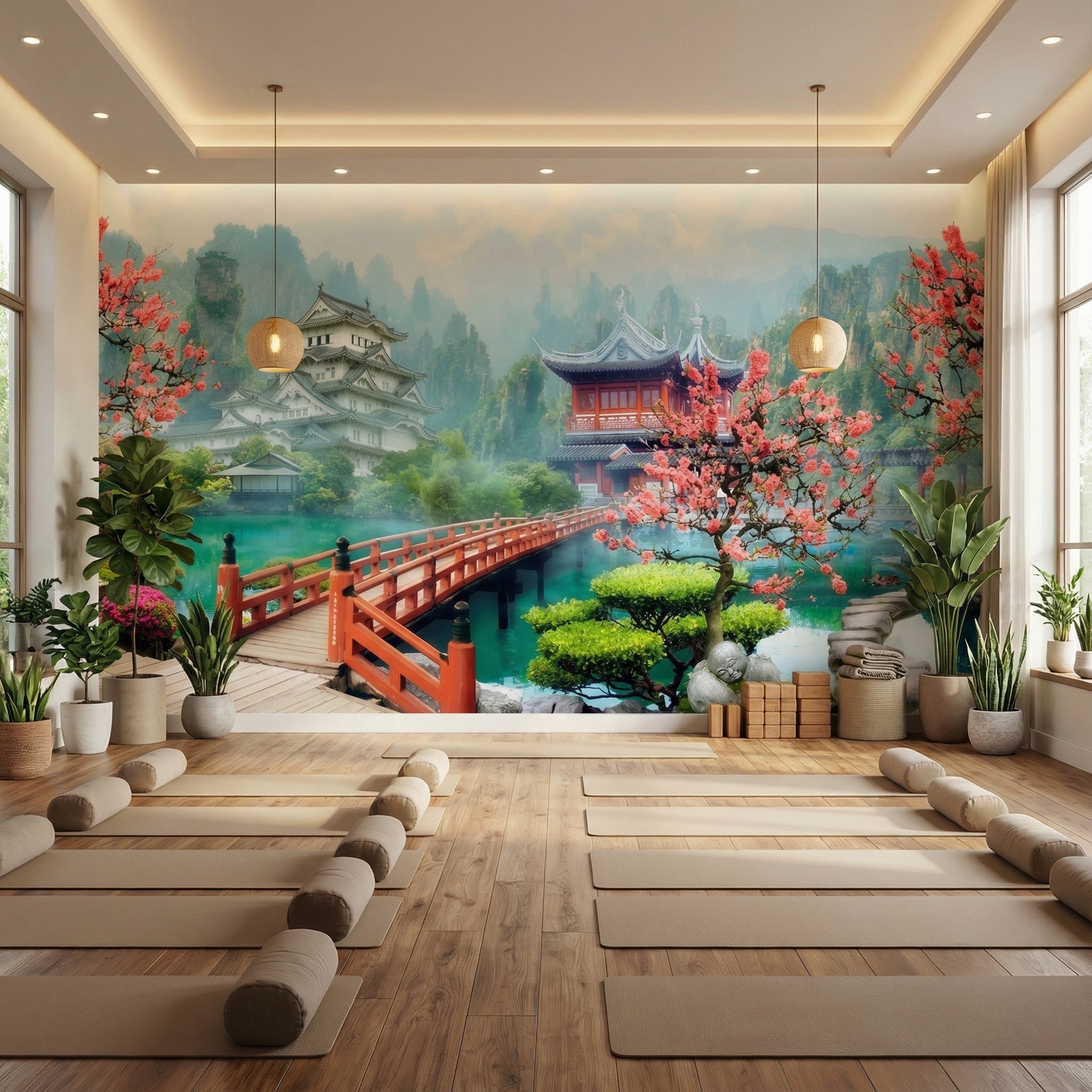 Wall Murals: Oriental landscape
