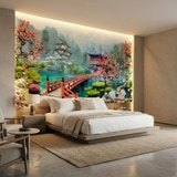 Wall Murals: Oriental landscape 9