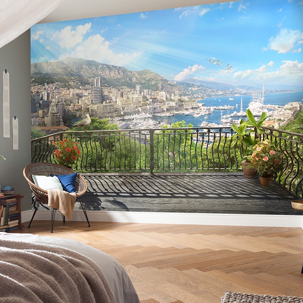 Wall Murals: Terrace in Montecarlo