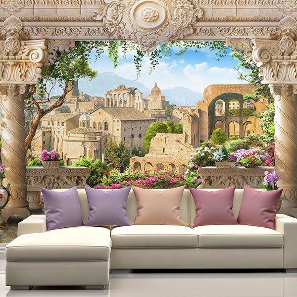 Wall Murals: The viewpoint of the columns