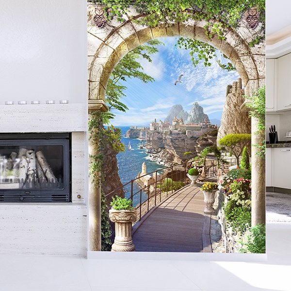 Wall Murals: The arch of the cliffs 0