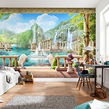 Wall Murals: Courtyard of the lions 2