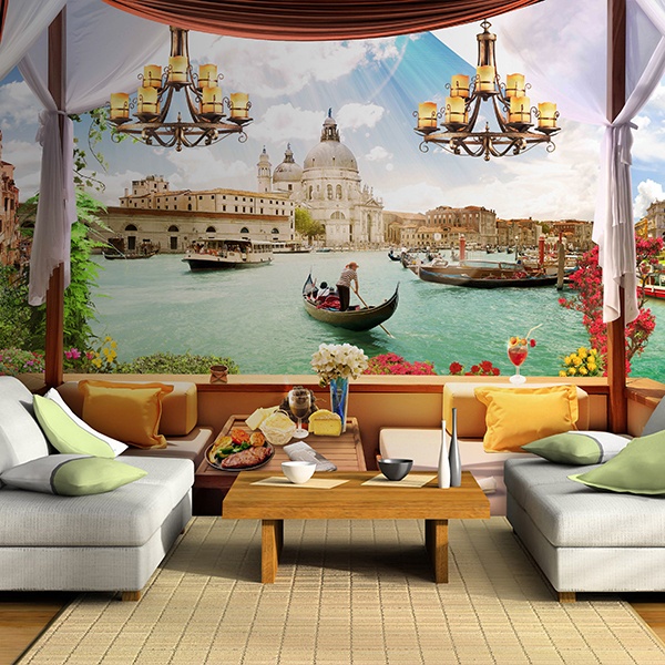 Wall Murals: The terrace of Venice 0