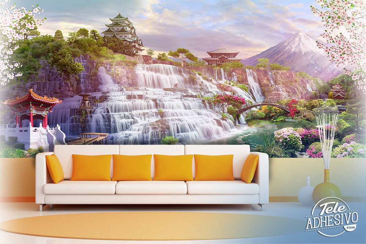Wall Murals: Waterfall Japan