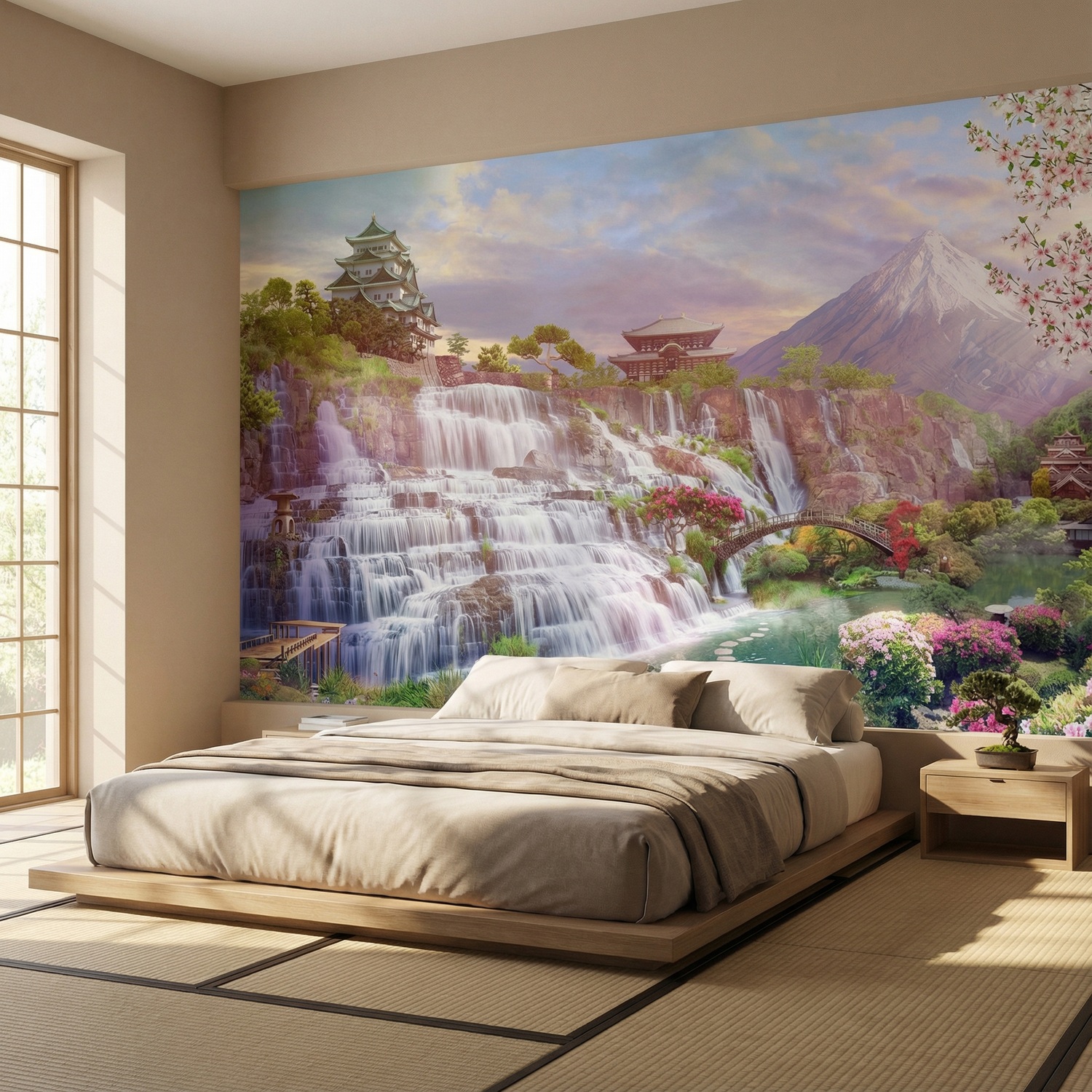 Wall Murals: Waterfall Japan