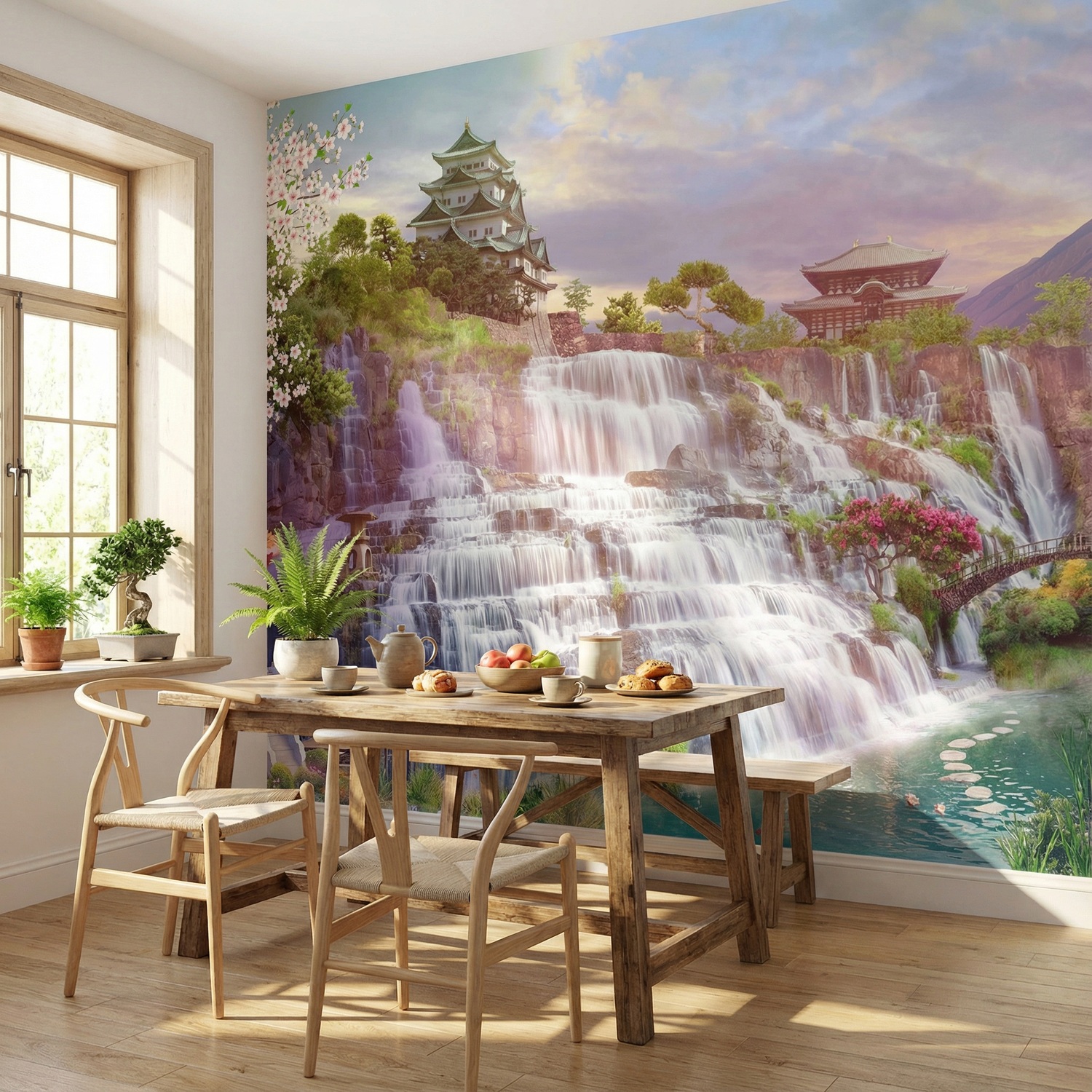 Wall Murals: Waterfall Japan