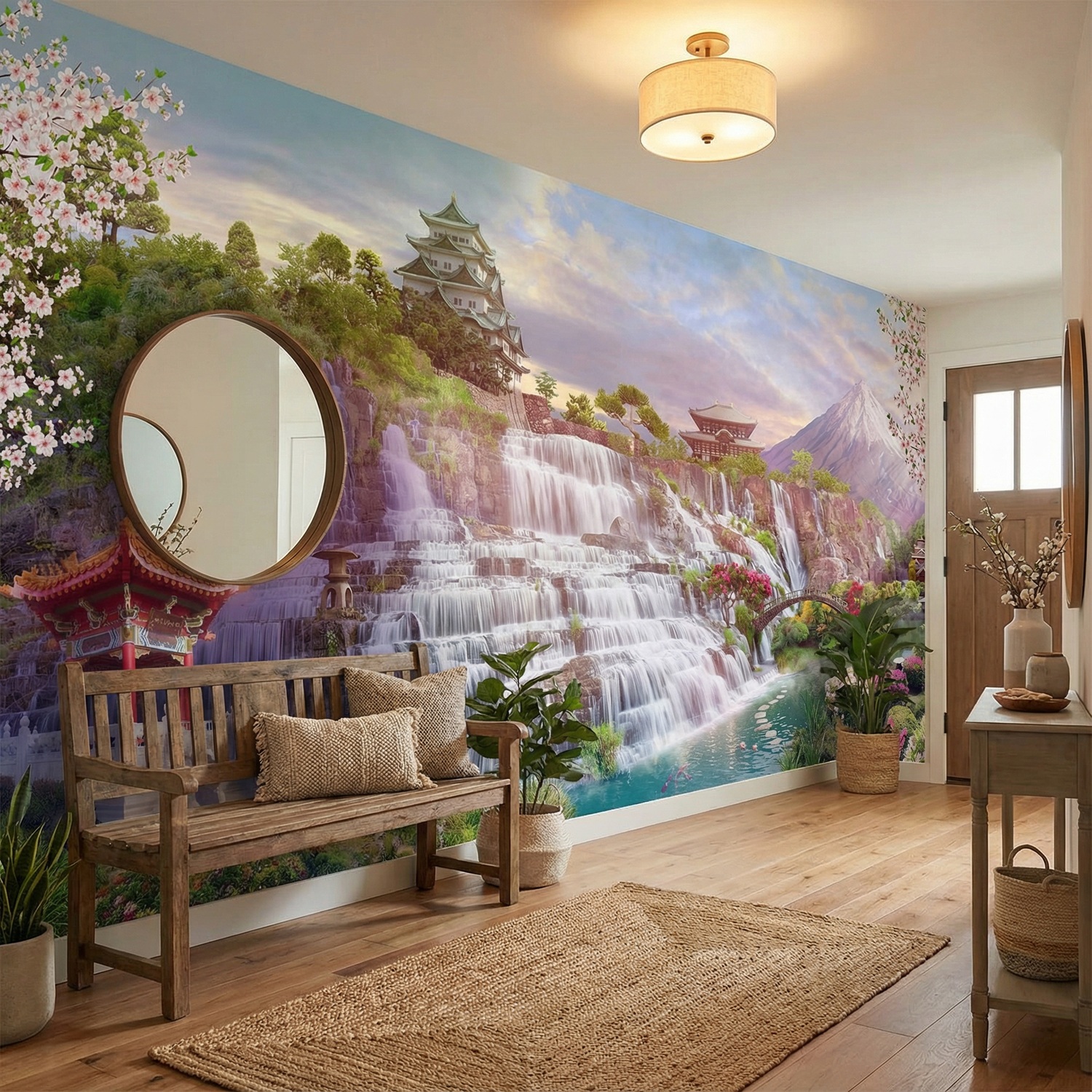 Wall Murals: Waterfall Japan