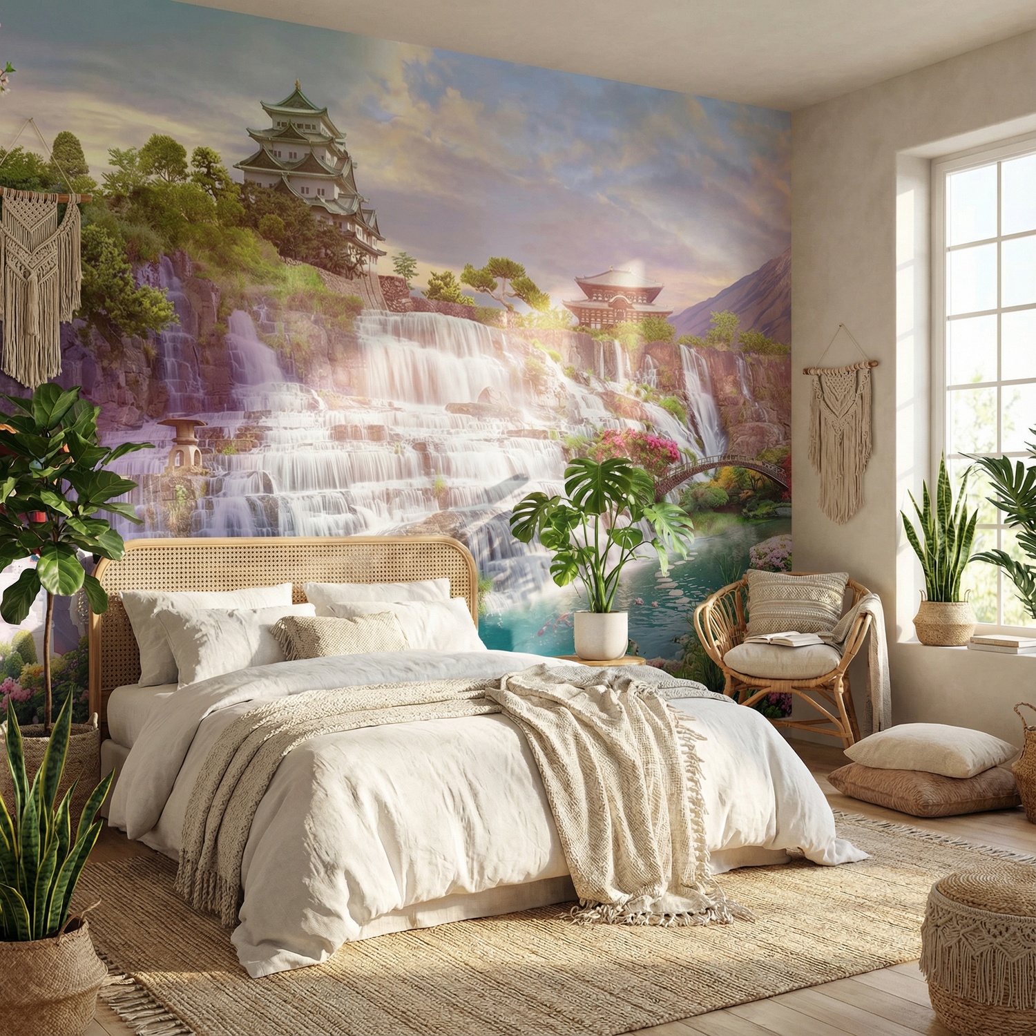 Wall Murals: Waterfall Japan