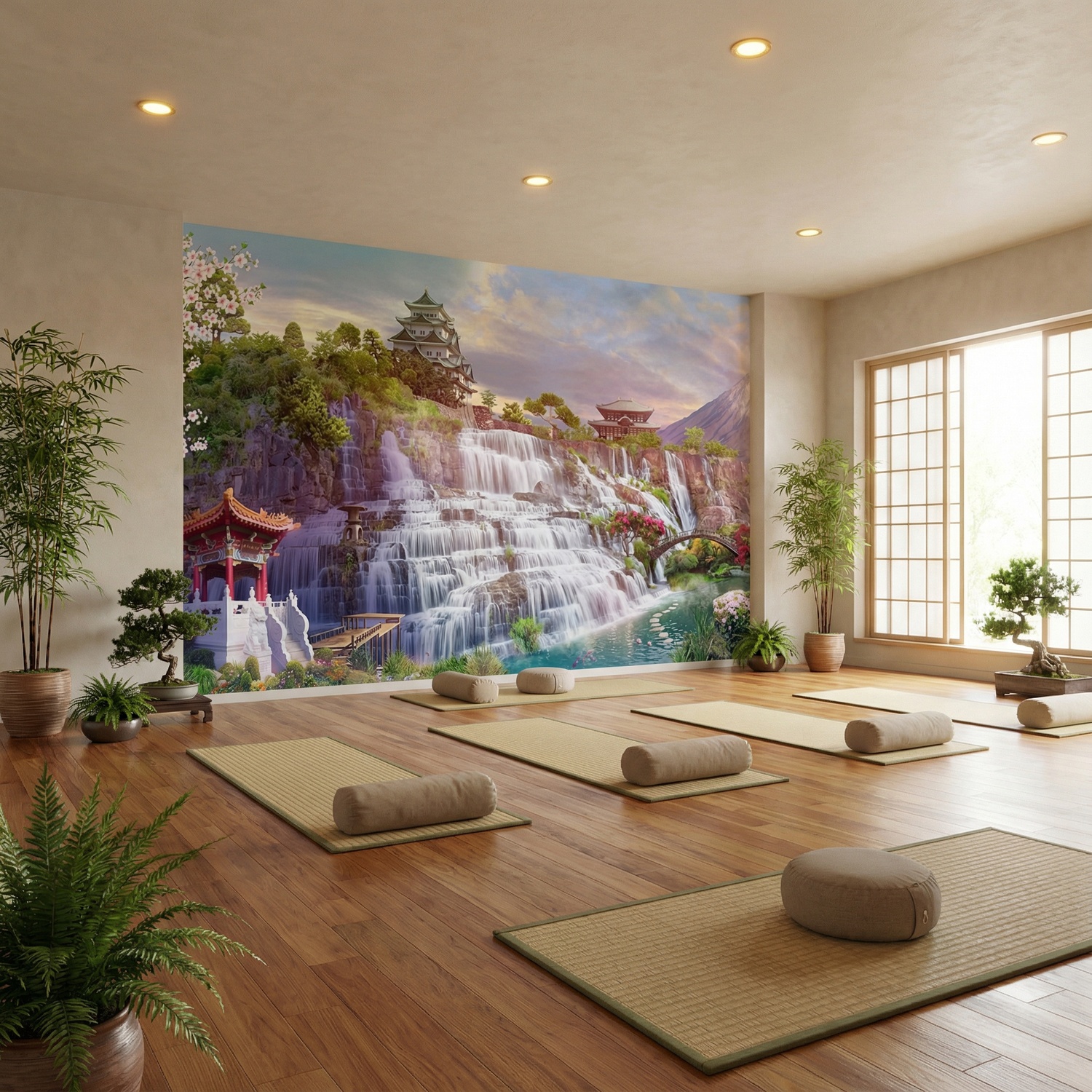 Wall Murals: Waterfall Japan