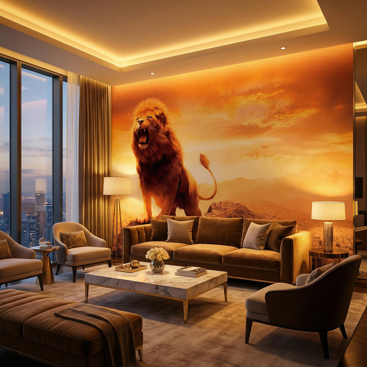 Wall Murals: the Lion King