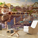 Wall Murals: Night stand Strasbourg 2