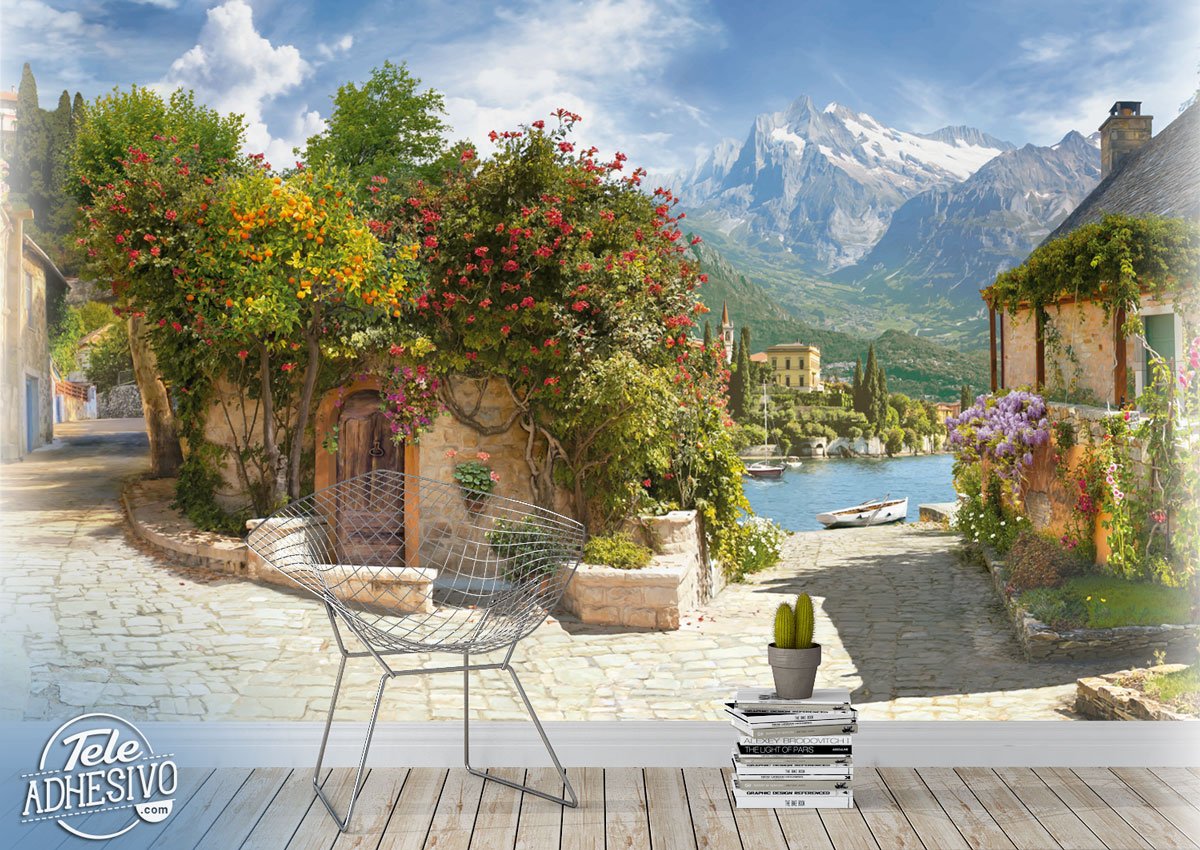 Wall Murals: The house of flowers