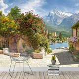 Wall Murals: The house of flowers 2
