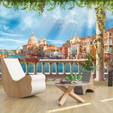 Wall Murals: Terrace in Venice 2