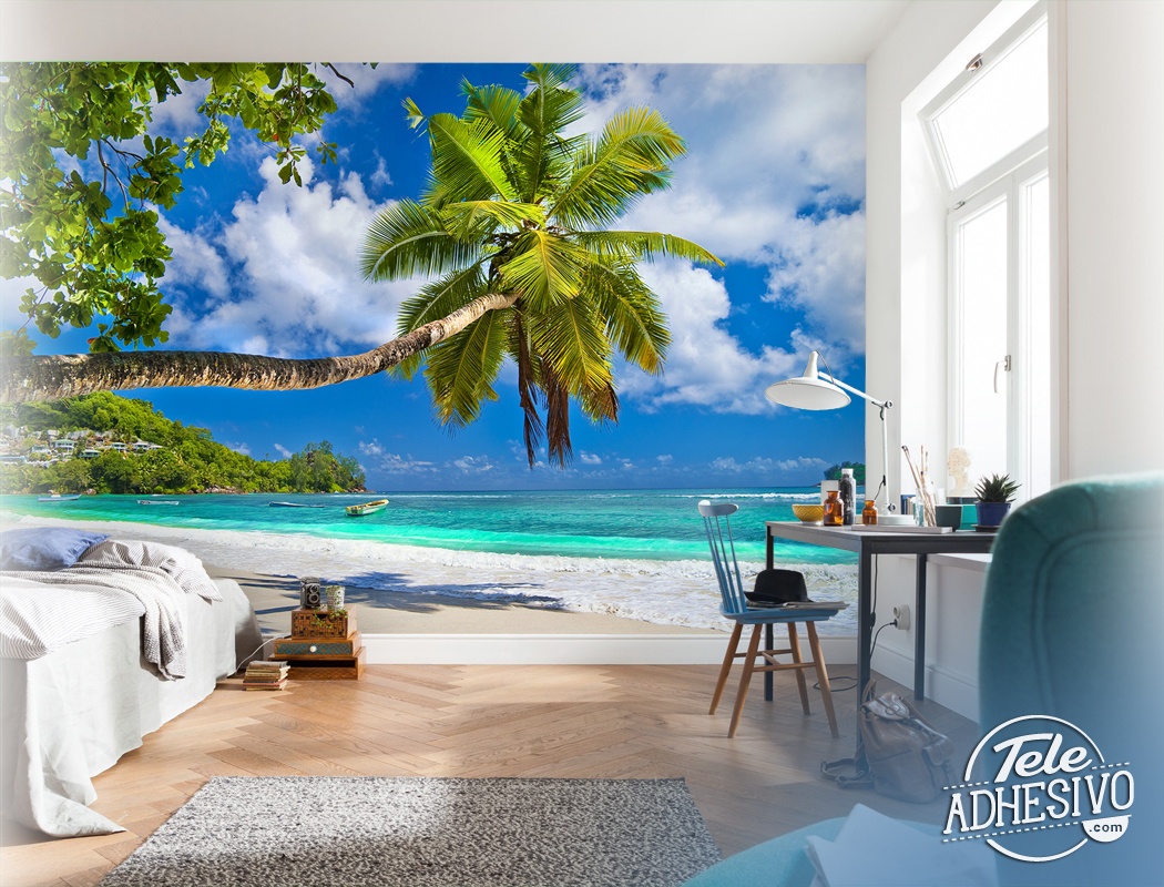 Wall Murals: Palm towards the sea