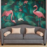 Wall Murals: Flamingos 2