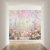 Wall Murals: Flamingo Forest 13