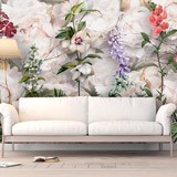 Wall Murals: Collage of Flowers 2